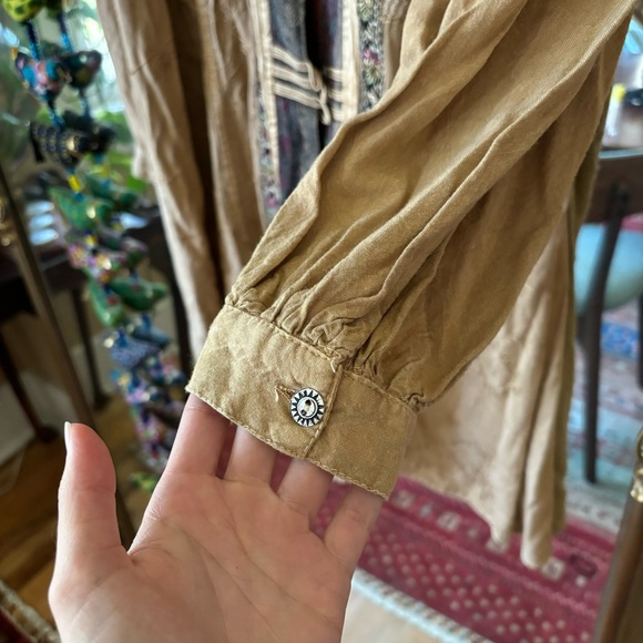 Vintage Raága Bohemian Tan Lightweight Cardigan / Jacket Women’s One Size - Picture 5 of 7